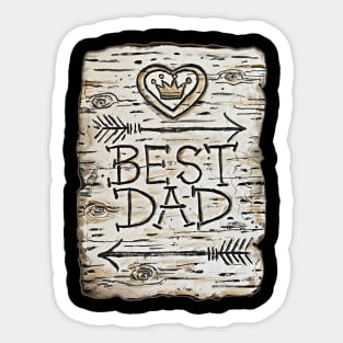 BEST DAD Sticker